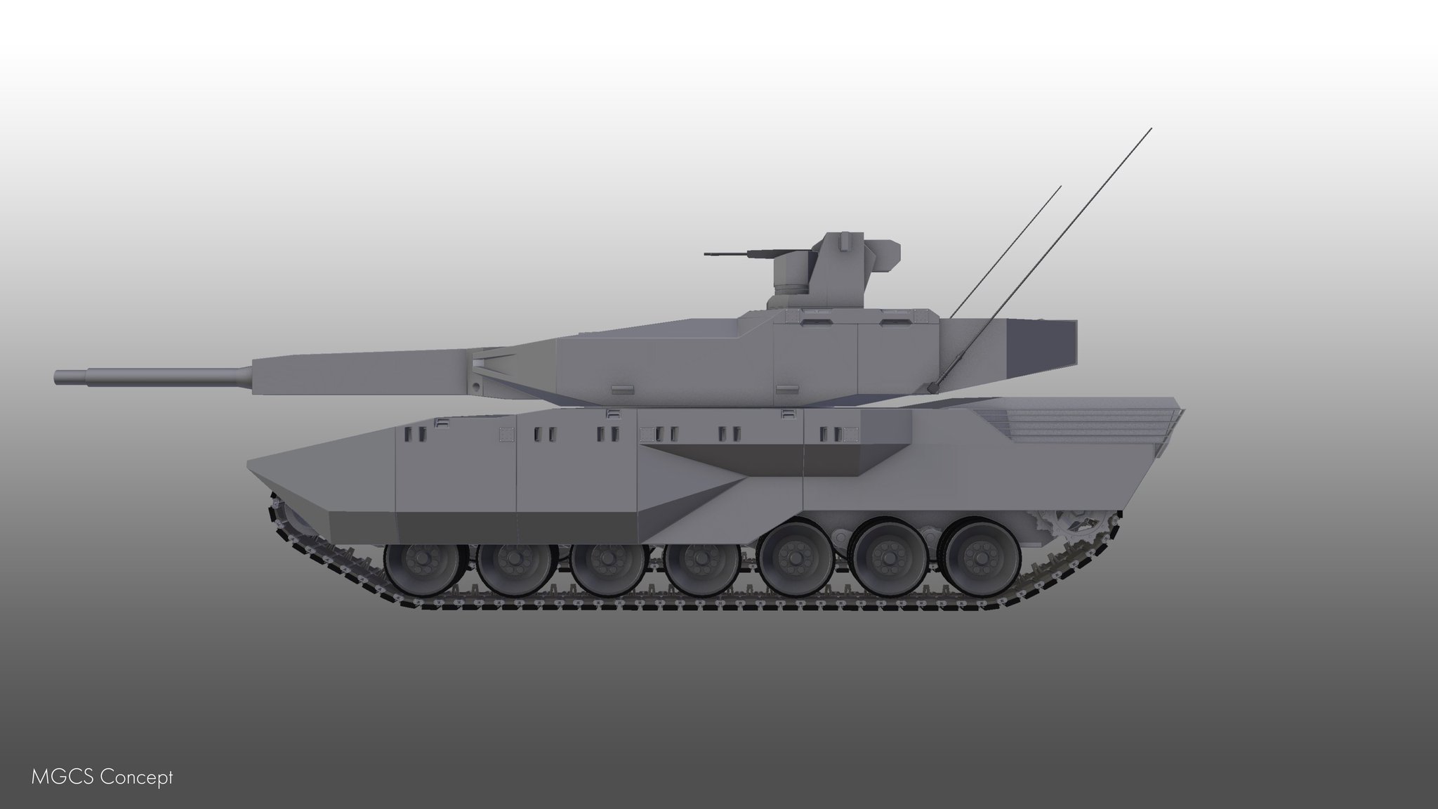 Концепт основного танка MGCS от Rheinmetall Defence