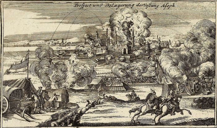 Бои вблизи Азова (1736-1737 гг., Крымско-Турецкая кампания). | Фото: wikiwand.com.