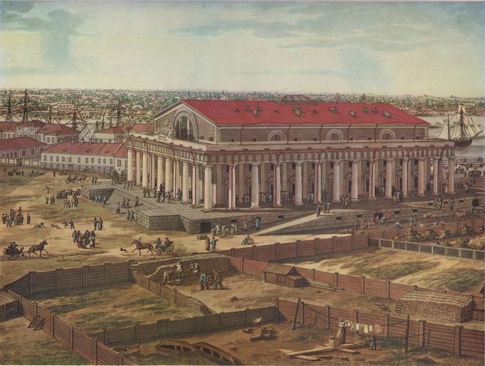 Панорама Петербурга 1820 года Санкт-Петербург, Панорама, История, Акварель, Кунсткамера, Длиннопост