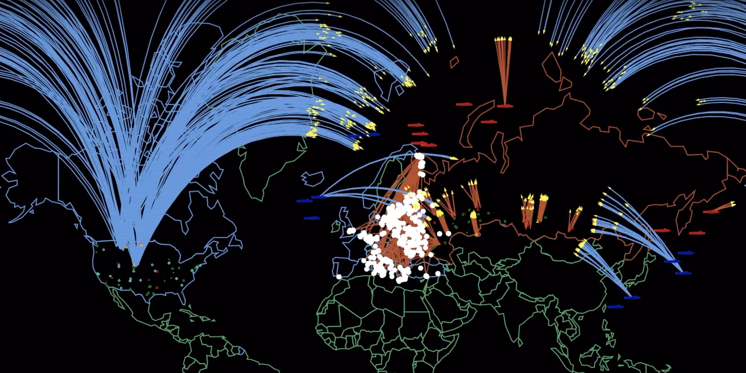 Ужасающая новая анимация показывает, как одно «тактическое» ядерное оружие может спровоцировать войну между США и Россией, которая убивает 34 миллиона человек за 5 часов