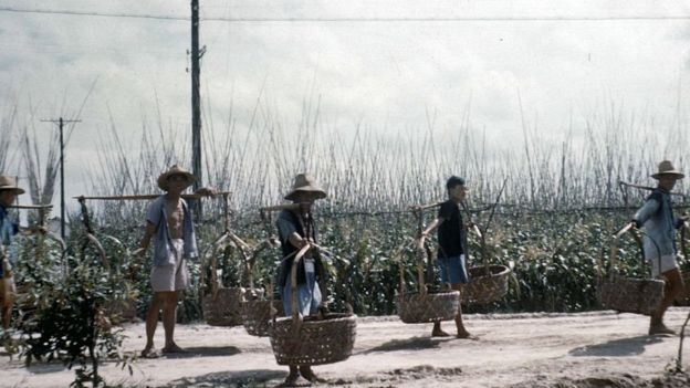 В середине XX века Китай был бедной аграрной страной
