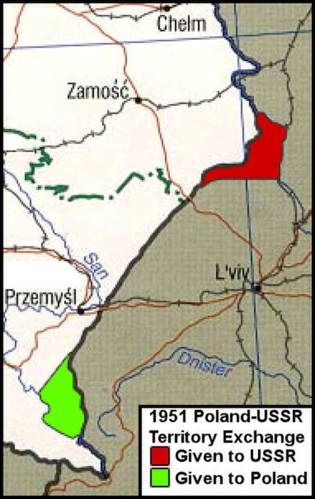 Зачем СССР обменялся с Польшей территориями