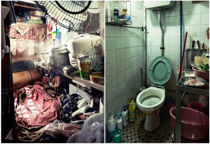 Даже такие «благоустроенные» квартиры могут позволить не все («coffin homes», Гонконг). | Фото: nafanko.livejournal.com/ © Benny Lam.
