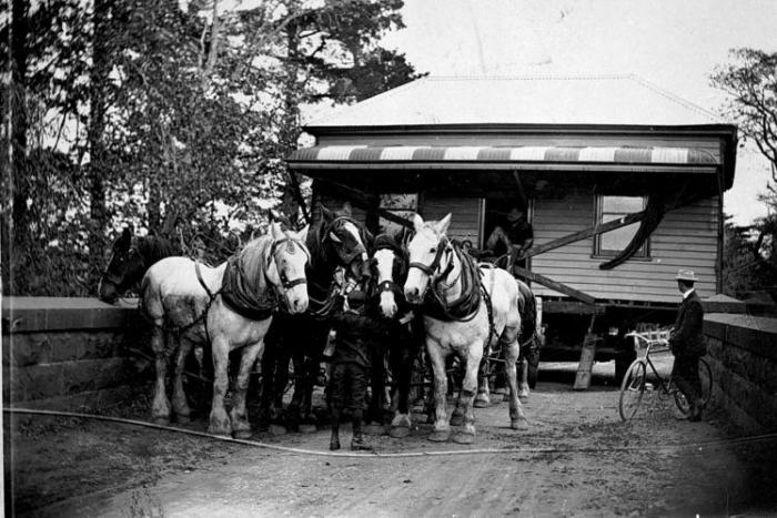  Как век назад с помощью лошадей перемещали целые города