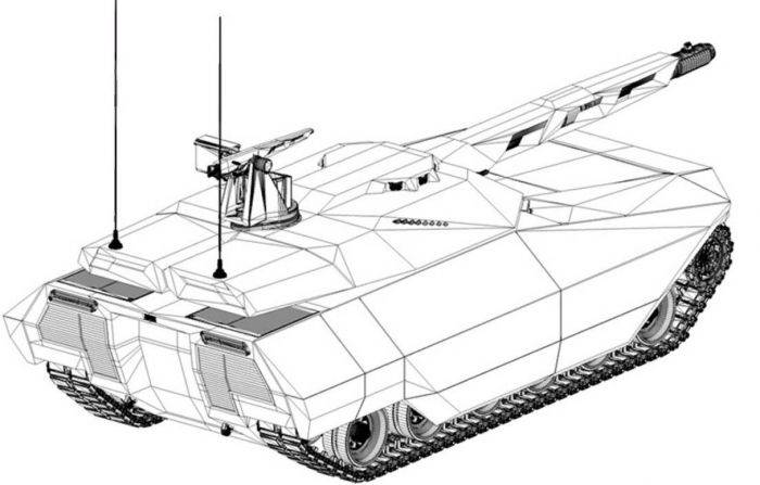 Концепт основного танка MGCS от Rheinmetall Defence