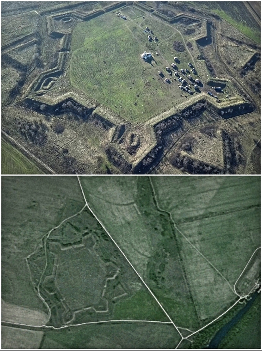 Крепость Св. Анны имеет форму шестиугольника с 6 укрепленными фортами по углам. | Фото: youtube.com/ yaplakal.com.