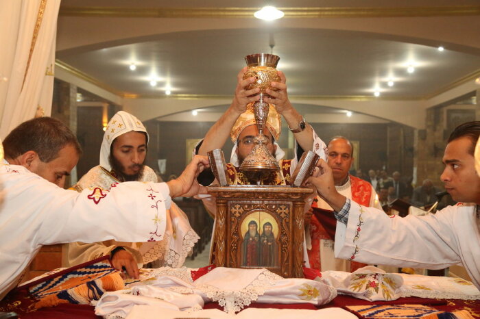 Рождество в Коптской православной церкви, Египет. / Фото: mynamaz.ru