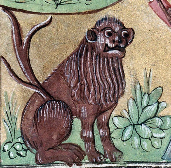 Похоже, средневековые художники никогда не видели настоящего льва Творчество