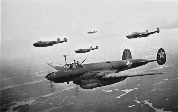 Советские бомбардировщики времён ВОВ. /Фото: 3mv.ru