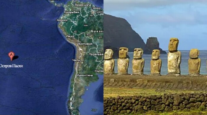 Остров Пасхи расположен в Тихом океане и ранее был известен каменными головами Моаи, а теперь и дощечками с иероглифами.