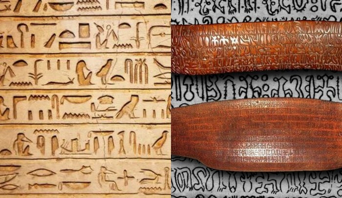 Знаки на дощечках ронго-ронго похожи на иероглифы Древнего Египта, Индии и других народов.