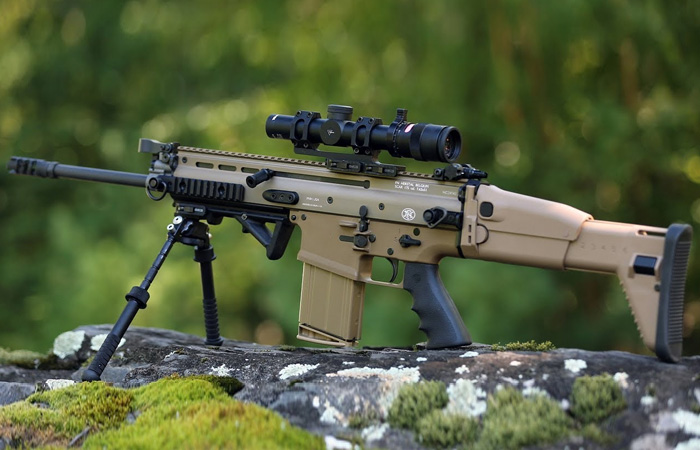 FN SCAR в снайперском исполнении./ Фото: pinterest.com