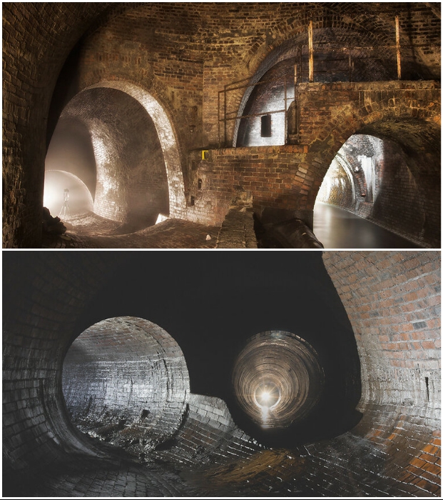 Камеры и туннели, созданные по проекту инженера William Lindley (Лодзь, Польша). | Фото: moya-planeta.ru.