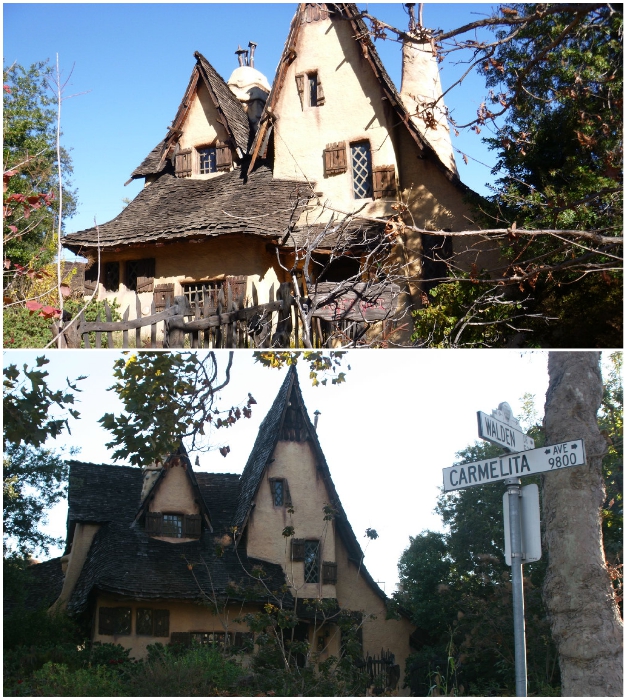 Такую странную избушку в окружении роскошных особняков знаменитостей в Беверли-Хиллз даже сложно себе представить (The Witch’s House, Лос-Анджелес).