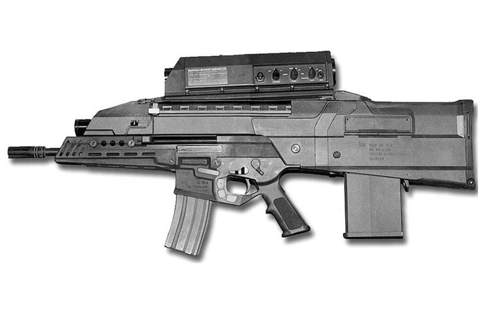 XM29 сочетала в себе два типа оружия и электронику./ Фото: dzen.ru