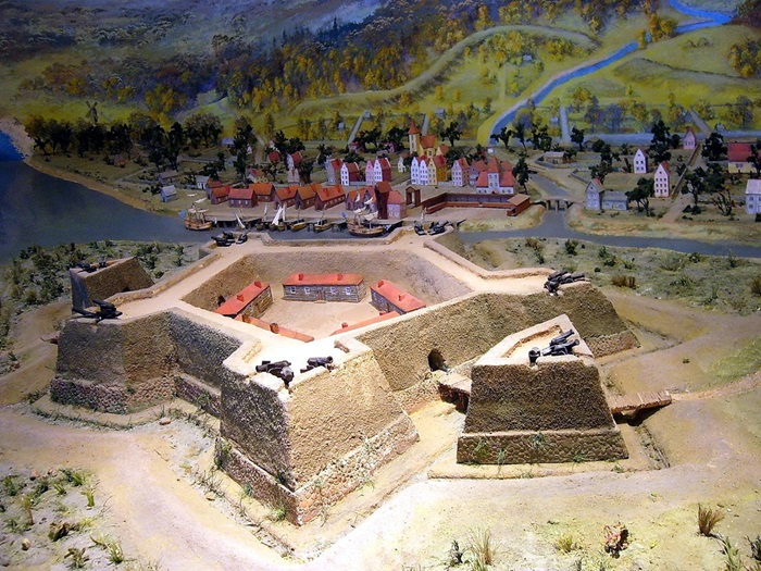 Макет шведской крепости Ниеншанц. /Фото: wikipedia.org