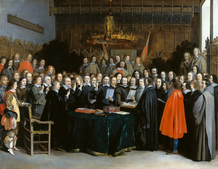 Вестфальский мирный договор позволял свободно исповедовать кальвинизм. \ Фото: en.wikipedia.org.