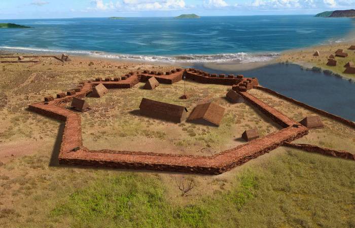 Форт Елизаветы на Гавайях, построенный Шеффером. / Фото: russian7.ru