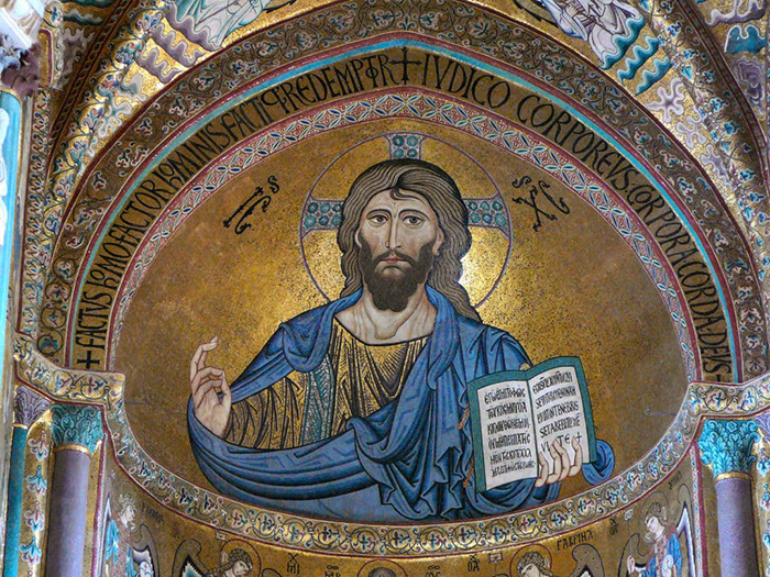 Мозаика Христос Вседержитель. / Фото: historydefined.net
