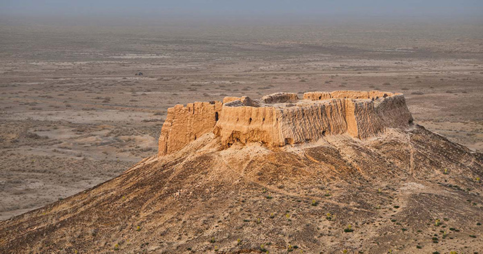 Аяз-Кала на севере Узбекистана использовалась Кушанской империей в качестве гарнизона. / Фото: Adobe Stock