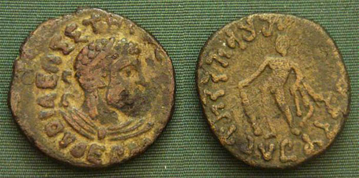 Монета Куджулы Кадфиза, первого императора Кушанской империи. / Фото: ancient-origins.net
