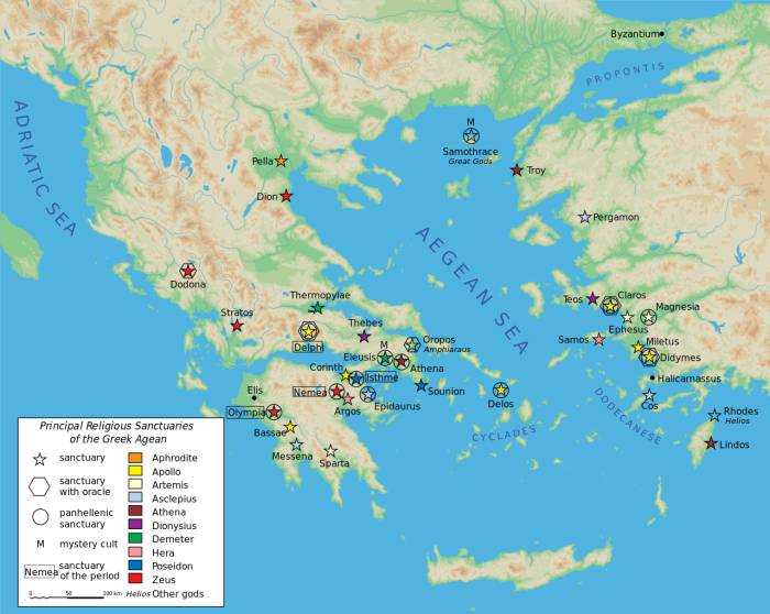 Карта населения Греции. \ Фото: carte-du-monde.net.