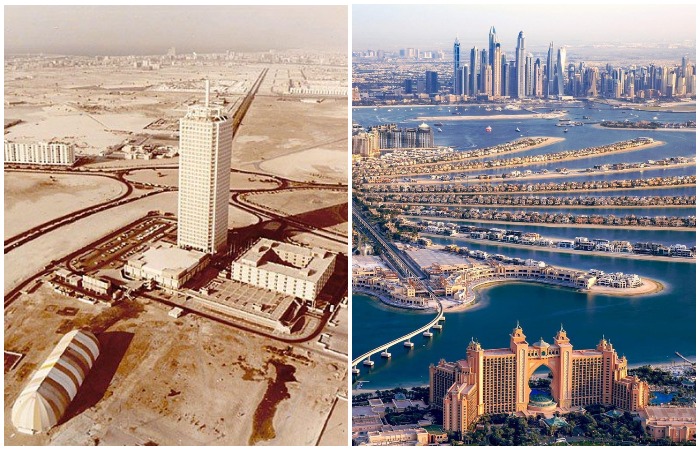 Глядя на Дубай, сложно поверить, что буквально 50 лет назад на его месте был маленький городок и бескрайняя пустыня