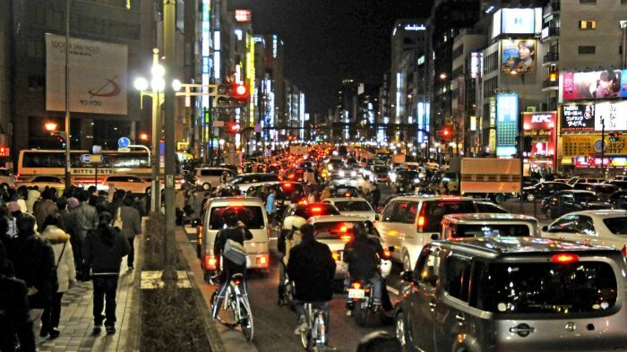 Больше половины машин - это кей-кары. /Фото: nippon.com.