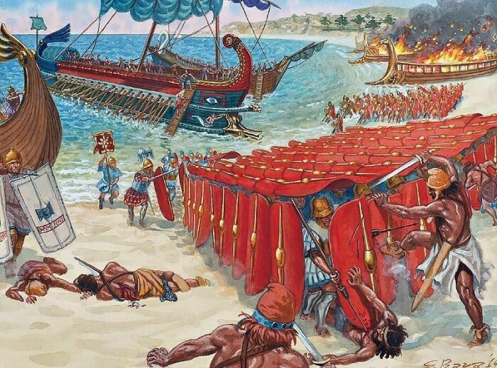 В итоге спартанцы помогли римлянам в захвате Греции. /Фото: youtesla.ru.