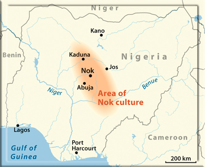 Деревня Нок в штате Кадуна, в Нигерии.
