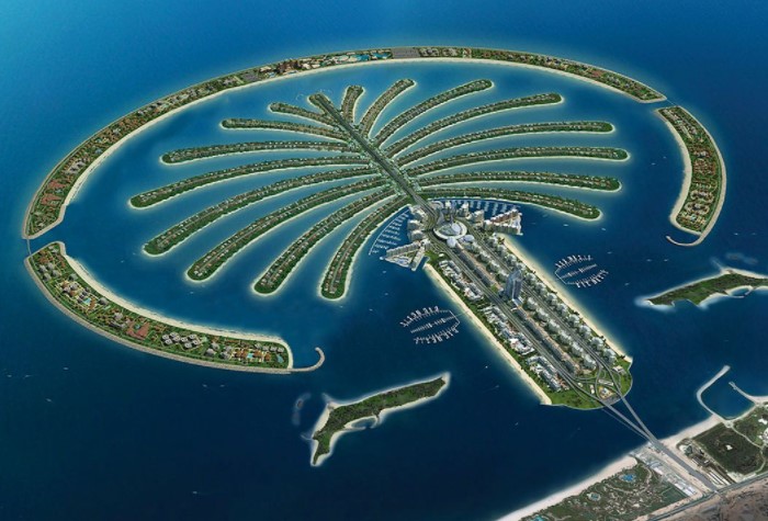 После того, как береговая линия 70 км закончилась, в Дубае начали создавать искусственные острова / Фото: putivodi.ru