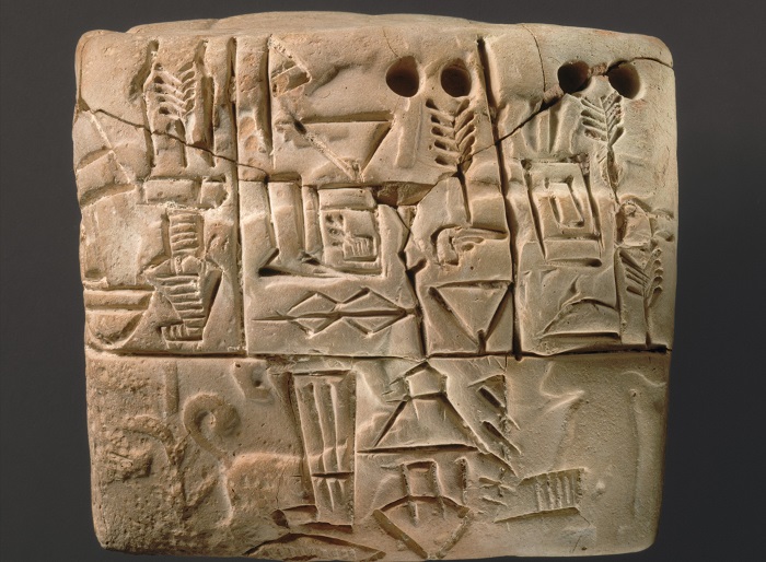 Протоклинопись: такими были документы 6000 лет назад. Источник: commons.wikimedia.org